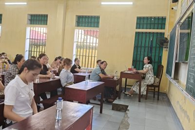 Họp phụ huynh lần 1 năm học 2025-2026