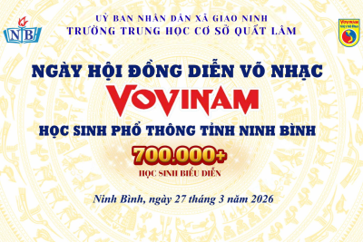 THCS QUẤT LÂM SẴN SÀNG HÒA NHỊP NGÀY HỘI ĐỒNG DIỄN VÕ NHẠC Vovinam Việt Võ Đạo 2026