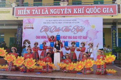 🎉 HỘI DIỄN VĂN NGHỆ CHÀO MỪNG 43 NĂM NGÀY NHÀ GIÁO VIỆT NAM TRƯỜNG THCS QUẤT LÂM